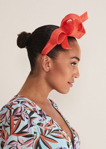 Phase Eight Orange Bow Hats Red Canada | YOQDHG-867